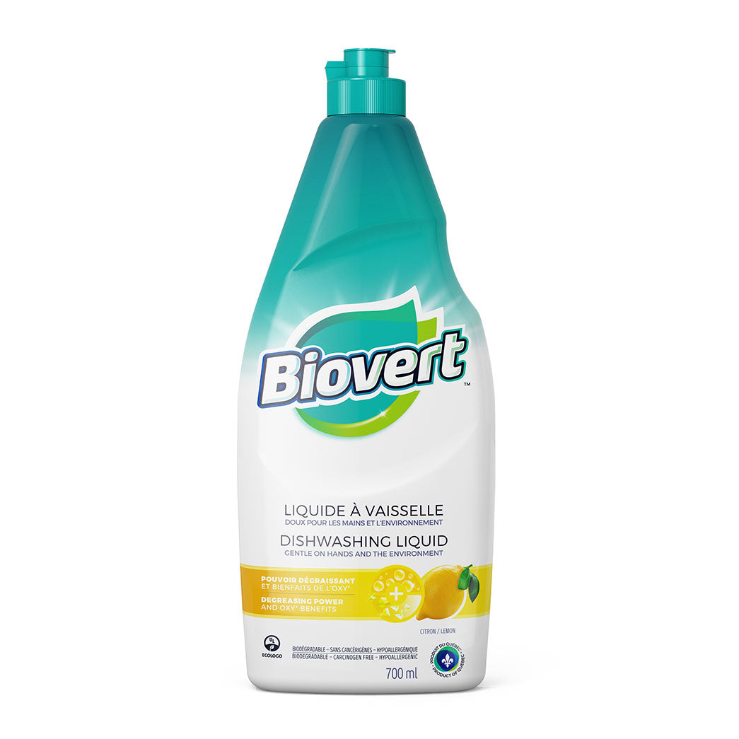 Biovert Dishwashing Liquid - Lemon (700ml) - Lifestyle Markets