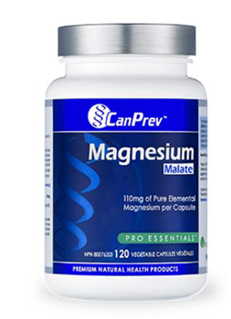 CanPrev Magnesium Malate (120 Vegetable Capsules) - Lifestyle Markets