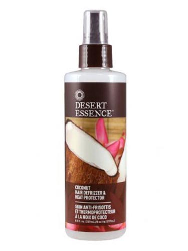 Desert Essence Organics Coconut Heat Protector and Defrizzer (237ml) - Lifestyle Markets