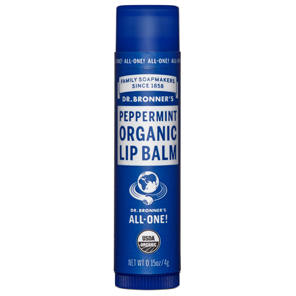 Dr. Bronner's Organic Lip Balm - Peppermint (4g) - Lifestyle Markets