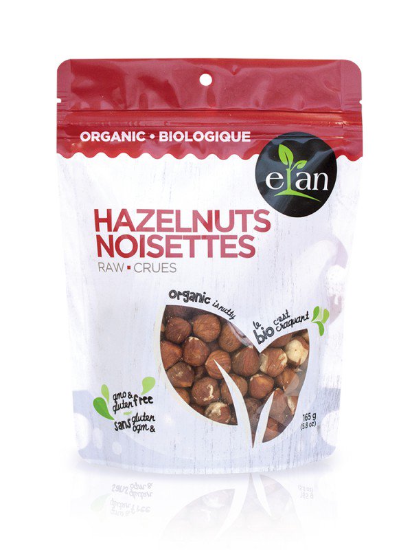 Elan Organic Raw Hazelnuts (165g) - Lifestyle Markets