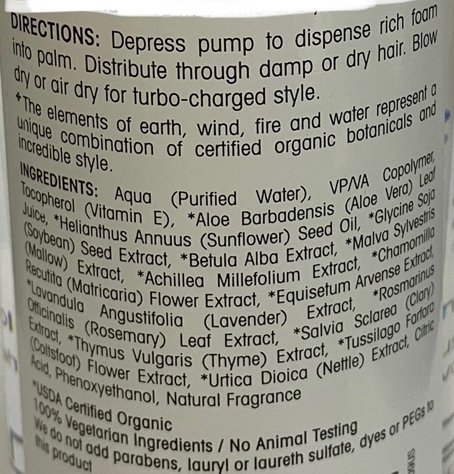 Giovanni Natural Mousse Hair Styling Foam (207ml) - Lifestyle Markets