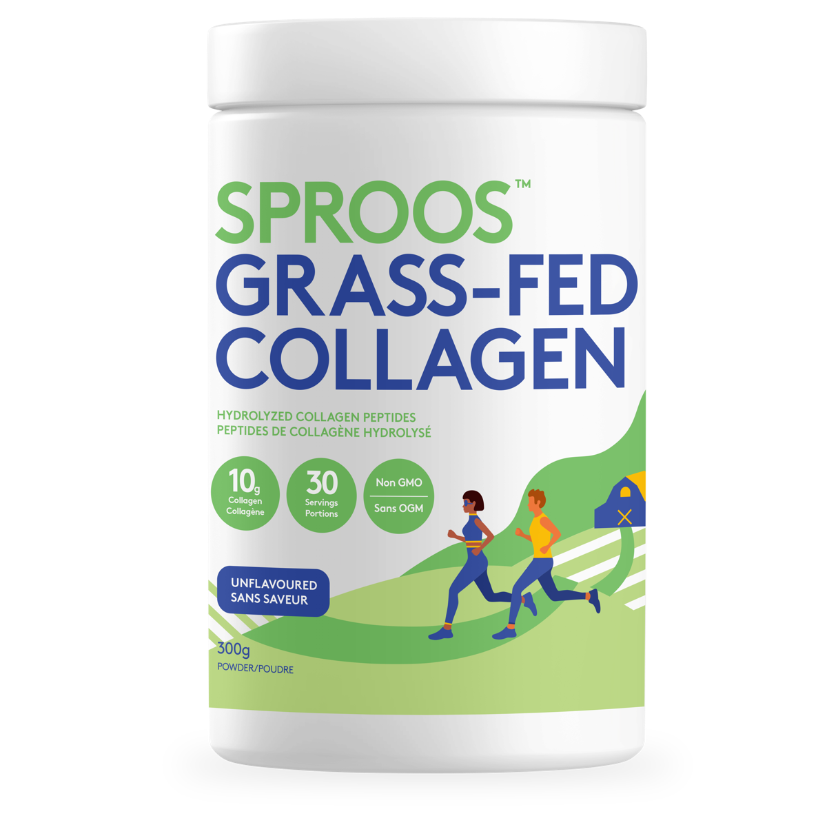 Sproos Grass-Fed Collagen - Unflavoured (300g) - Lifestyle Markets