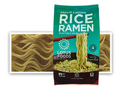Lotus Foods Wakame & Brown Rice Ramen Vegetable Soup (80g) - Lifestyle Markets