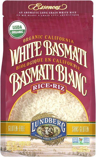 Lundberg Organic Basmati White Rice (907g) - Lifestyle Markets