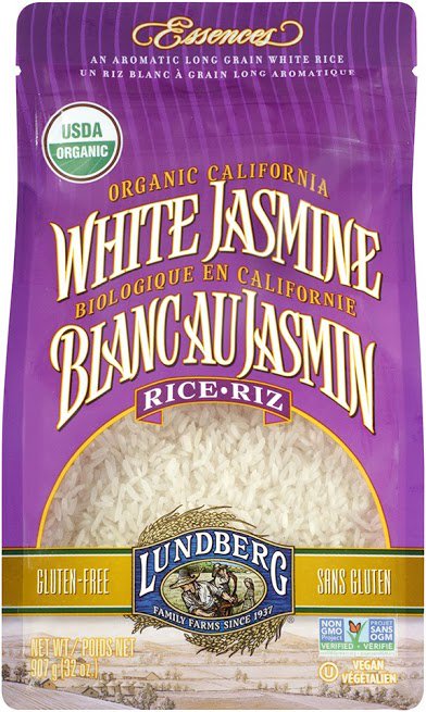 Lundberg Organic White Jasmine Rice (907g) - Lifestyle Markets