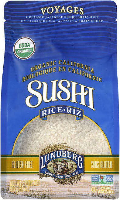 Lundberg Organic Sushi Rice (907g) - Lifestyle Markets