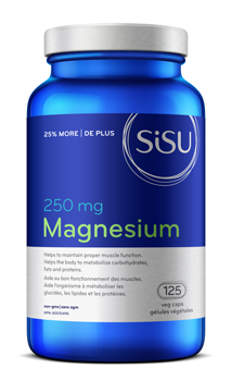Sisu Magnesium Malate/Oxide 250mg (Bonus) (125 VCaps) - Lifestyle Markets