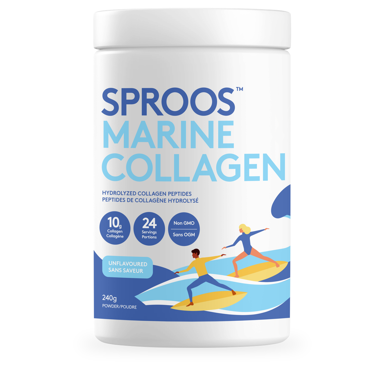 Sproos Marine Collagen - Unflavoured (240g) - Lifestyle Markets