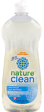 Nature Clean Dishwashing Liquid Unscented (740ml) - Lifestyle Markets