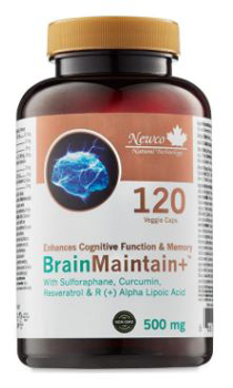 Newco Brain Maintain+ (500mg) (120 Vegetable Capsules) - Lifestyle Markets