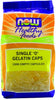 Now Gelatin Caps 0" (1000 Capsules)" - Lifestyle Markets