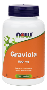 Now Graviola (500mg) (100 Vegetable Capsules) - Lifestyle Markets