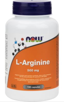 Now L-Arginine (500mg) (100 Capsules) - Lifestyle Markets