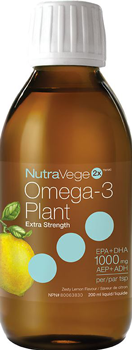 Nature's Way NutraVege 2X Omega-3 Plant - Zesty Lemon Flavour (200ml) - Lifestyle Markets