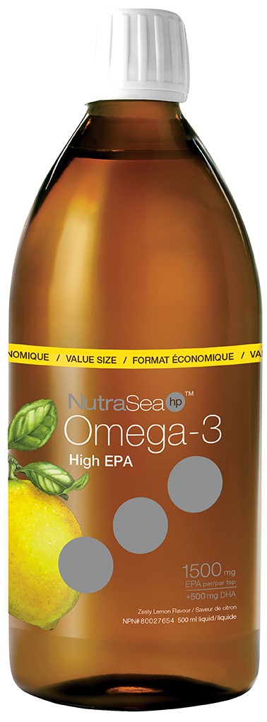 Nature's Way NutraSea hp Omega-3 Zesty Lemon Flavour (500ml) - Lifestyle Markets