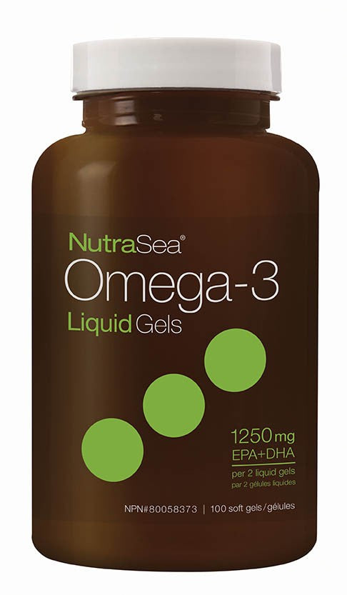 Nature's Way NutraSea Omega-3 Liquid Gels Fresh Mint Flavour (100 Softgels) - Lifestyle Markets