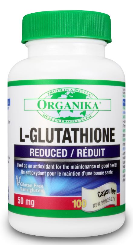 Organika L-Glutathione (50mg) (100 Capsules) Lifestyle Markets Organika L-Glutathione (50mg) (100 Capsules) Lifestyle Markets