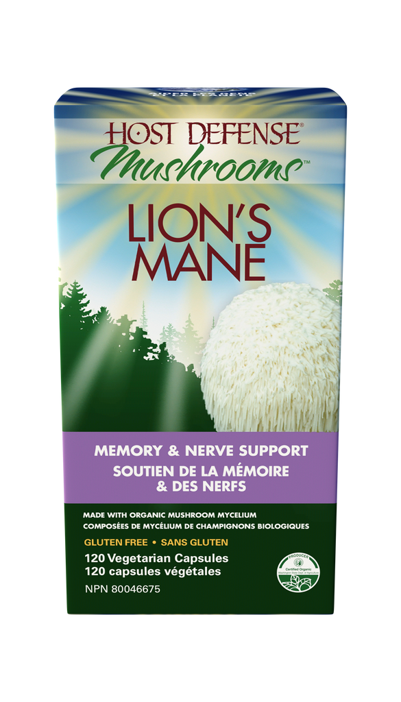 Host Defense Lion's Mane (120 vcaps) - Lifestyle Markets