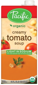 Pacific Organic Creamy Tomato Soup Lightly Salted (1l) - Lifestyle Markets