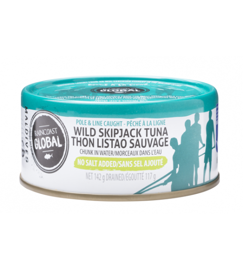 RainCoast Trading Wild Skipjack Tuna - No Salt (117g) - Lifestyle Markets