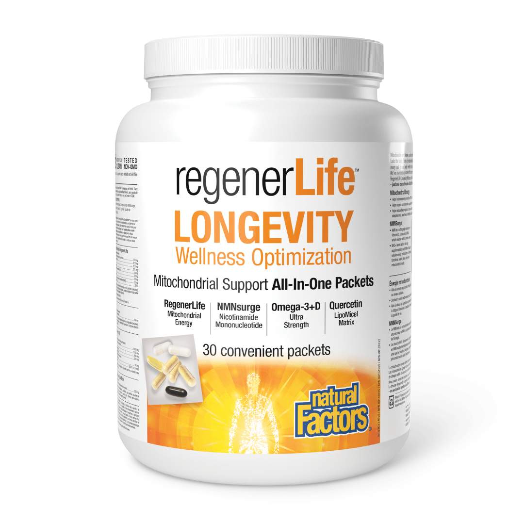 Natural Factors Regenerlife Longevity Kit - Lifestyle Markets