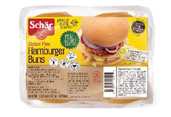Schar Gluten Free Hamburger Buns (4X75g) - Lifestyle Markets