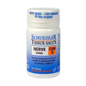 Schuessler Tissue Salts - Nerve Tonic COMB 5 (125 Tablets) - Lifestyle Markets