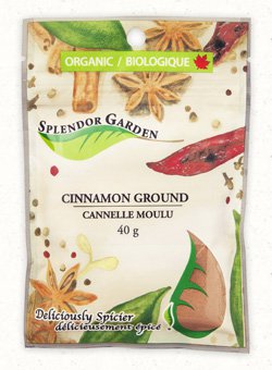 Splendor Garden Organic Cinnamon Ground (40g) - Lifestyle Markets