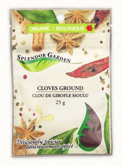 Splendor Garden Organic Clove Ground (25g) - Lifestyle Markets