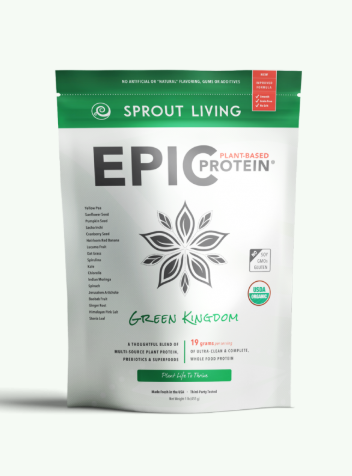 Sprout Living Epic Plant-Based Protein - Green Kingdom(455g) - Lifestyle Markets