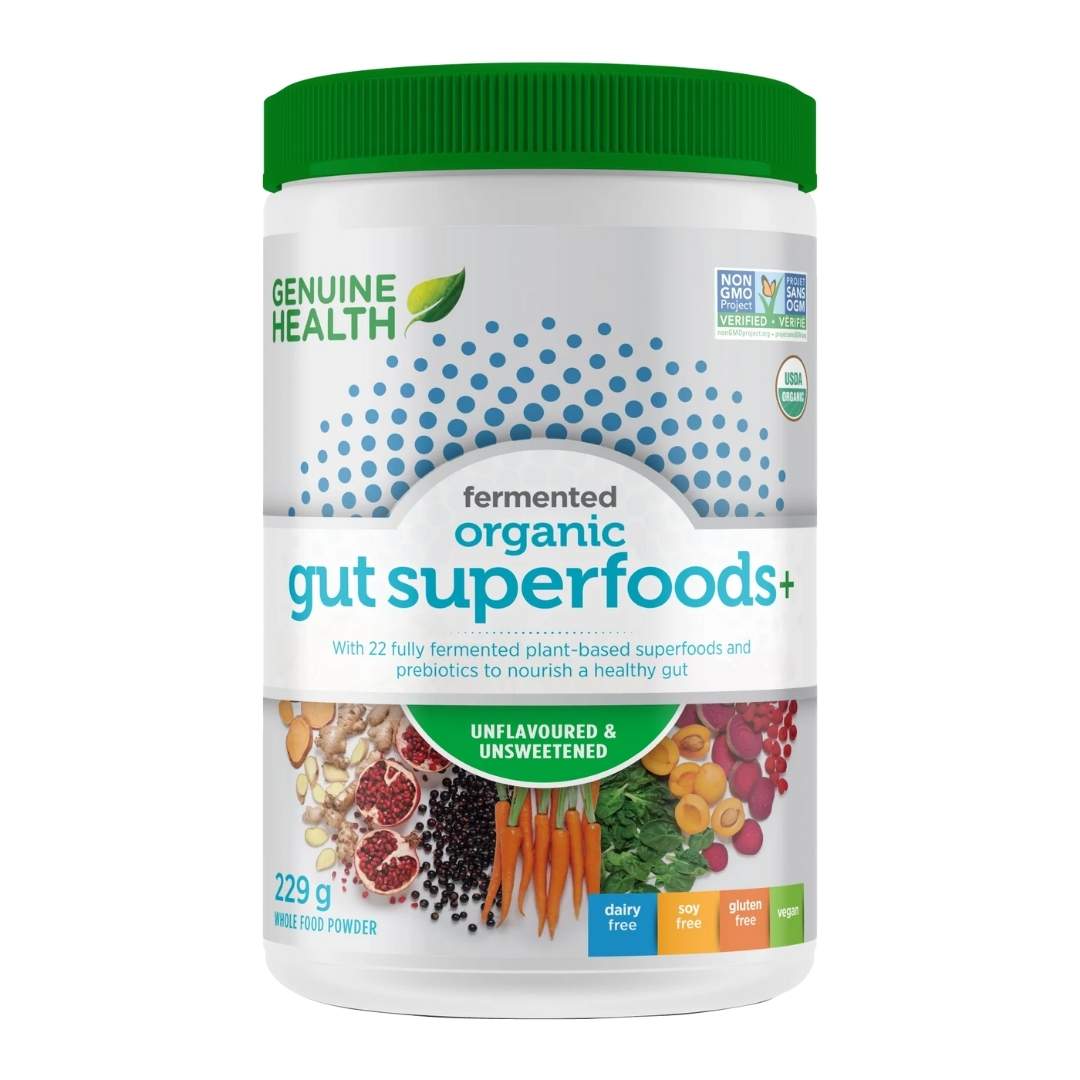 Genuine Health Fermented Organic Gut Superfoods+ (229g) - Lifestyle Markets