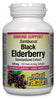 Natural Factors Black Elderberry (120 sgels) - Lifestyle Markets