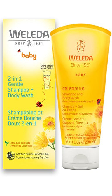 Weleda Baby 2 in 1 Gentle Shampoo & Body Wash (200ml) - Lifestyle Markets