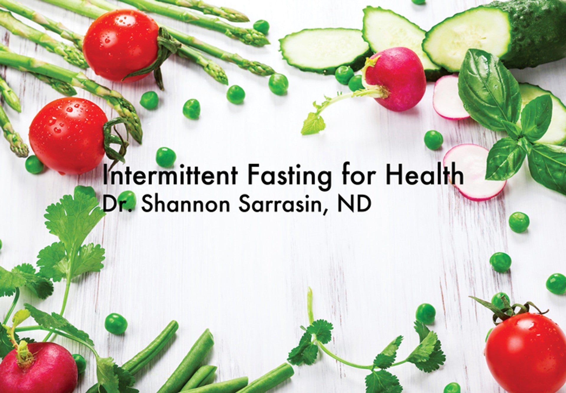 Intermittent Fasting for Health