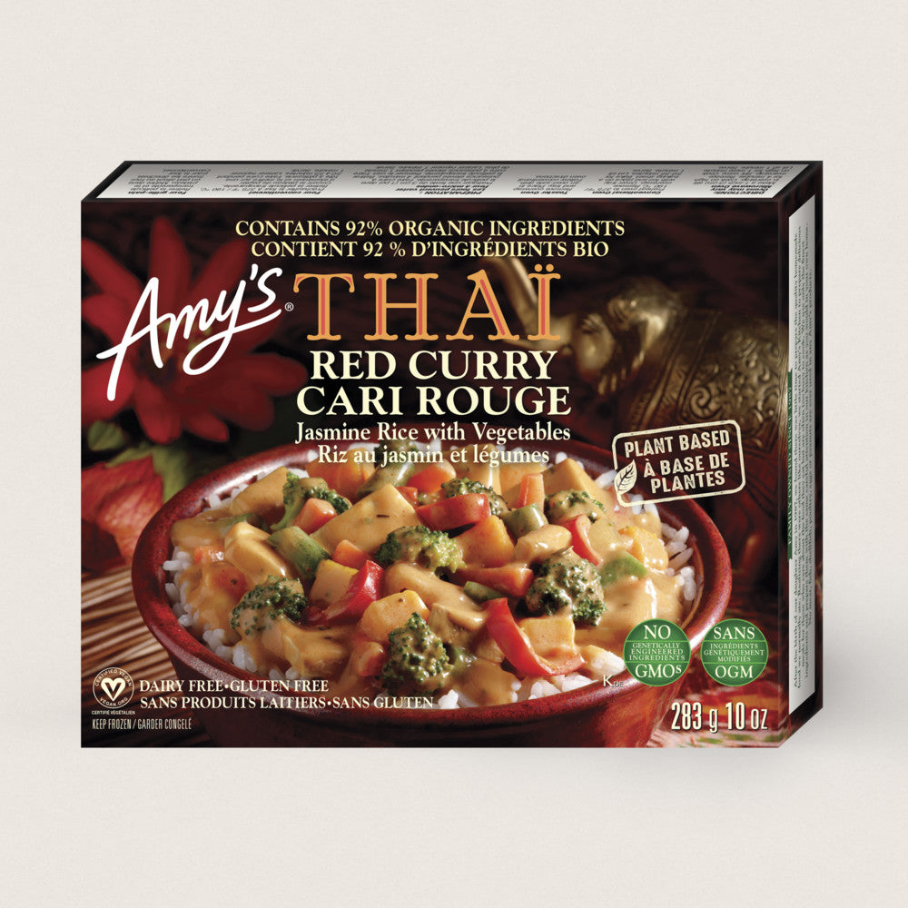 Amy's Kitchen Thai Red Curry Rice Bowl (284g) - Lifestyle Markets