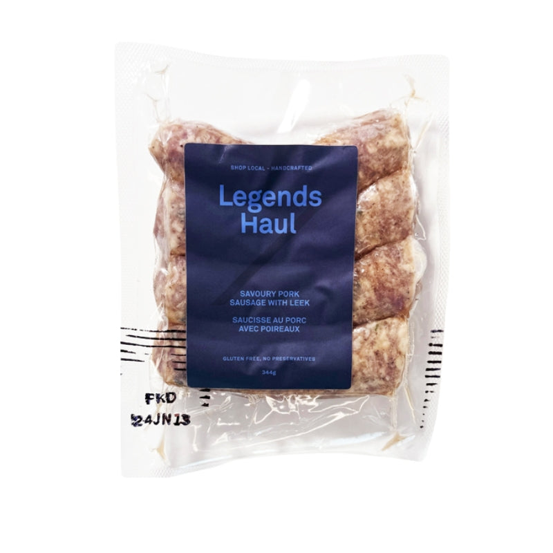 Legends Haul Savoury Pork with Leek Sausages (344g) - Lifestyle Markets