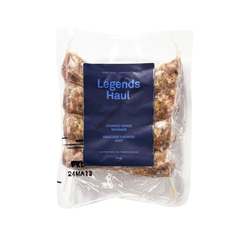 Legends Haul Chorizo Verde Sausages (344g) - Lifestyle Markets