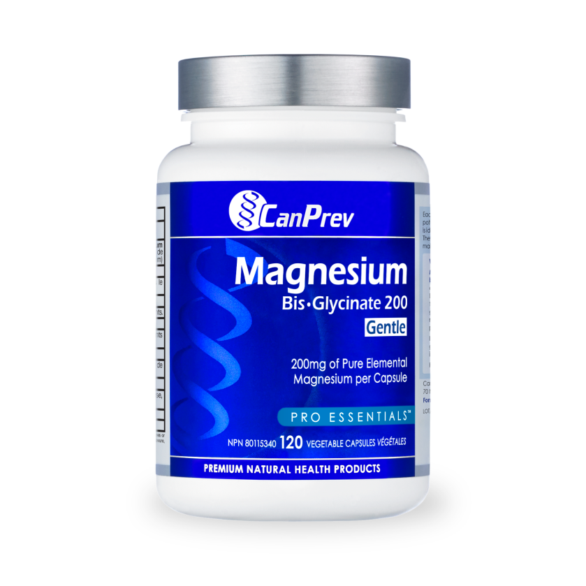 CanPrev Magnesium Bis-Glycinate 200 Gentle (VCaps)