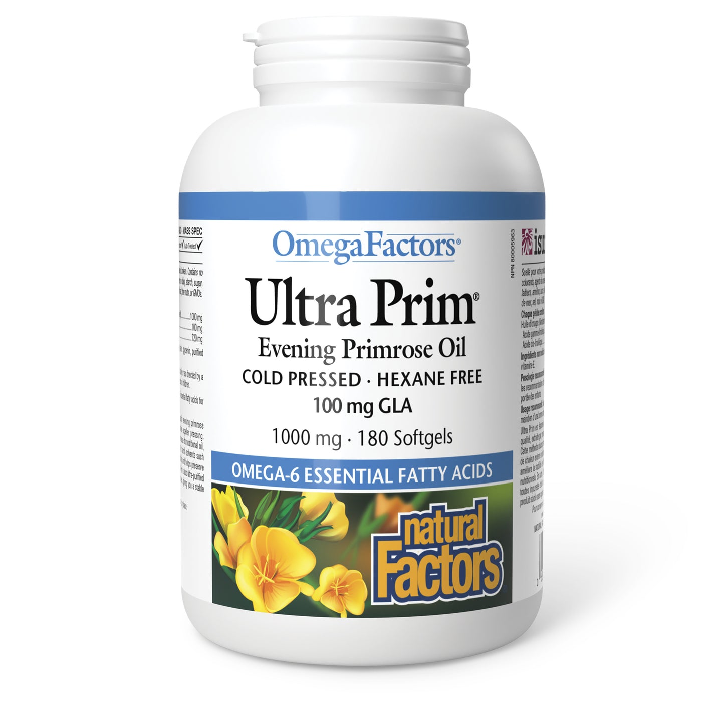Natural Factors Ultra Prim Evening Primrose Oil 1000mg (Softgels)
