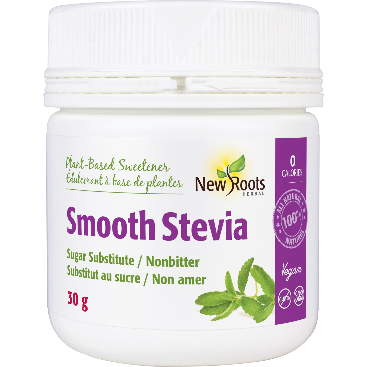 New Roots Smooth Stevia (30g)