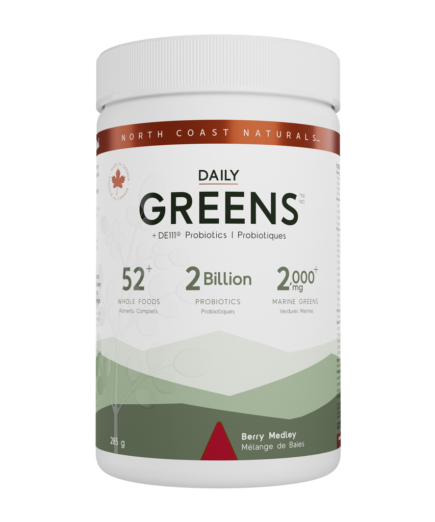 North Coast Naturals Daily Greens - Berry Medley (285g) - Lifestyle Markets