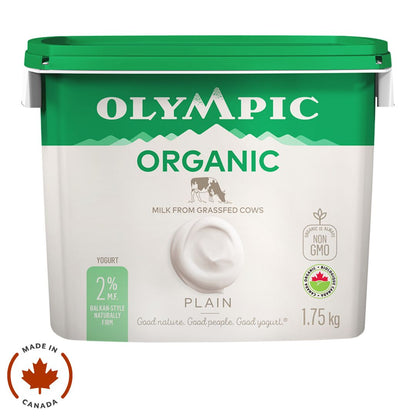 Olympic Organic 2% Yogurt - Plain (2 Sizes) - Lifestyle Markets