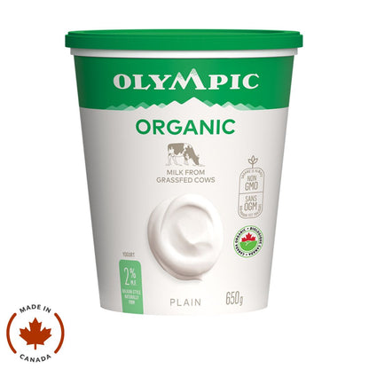 Olympic Organic 2% Yogurt - Plain (2 Sizes) - Lifestyle Markets
