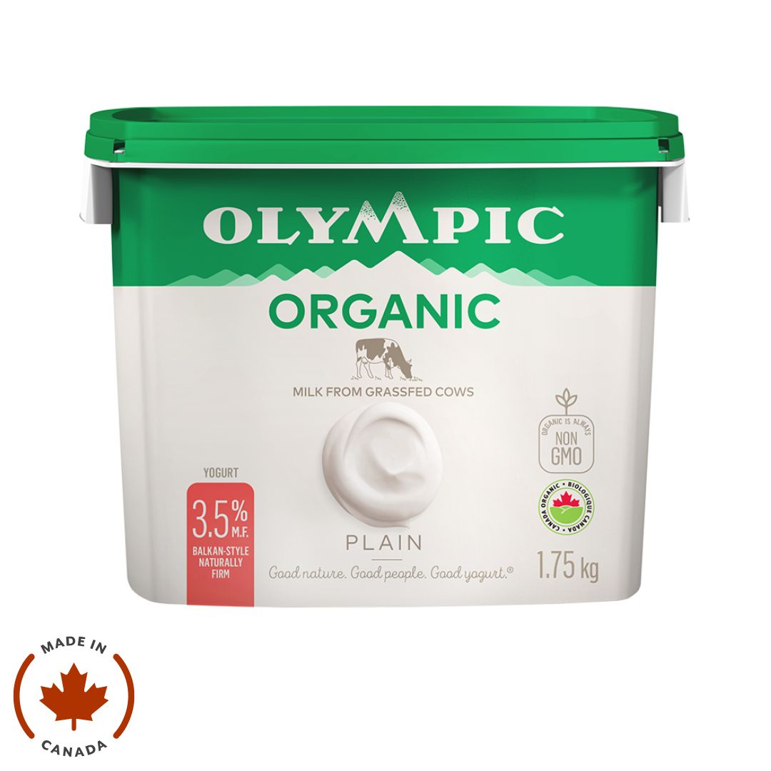 Olympic Organic 3.5% Yogurt - Plain (2 Sizes) - Lifestyle Markets