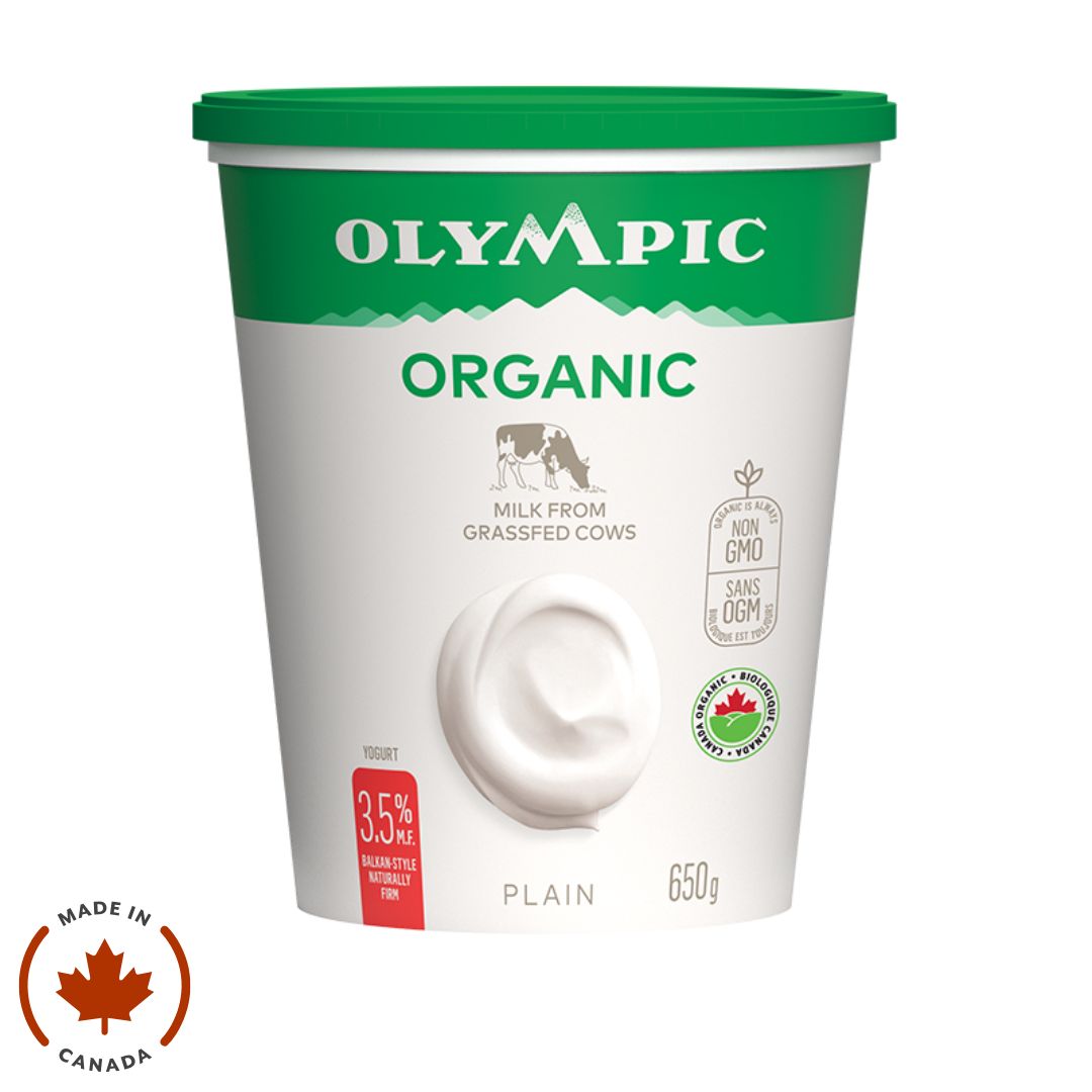 Olympic Organic 3.5% Yogurt - Plain (2 Sizes) - Lifestyle Markets