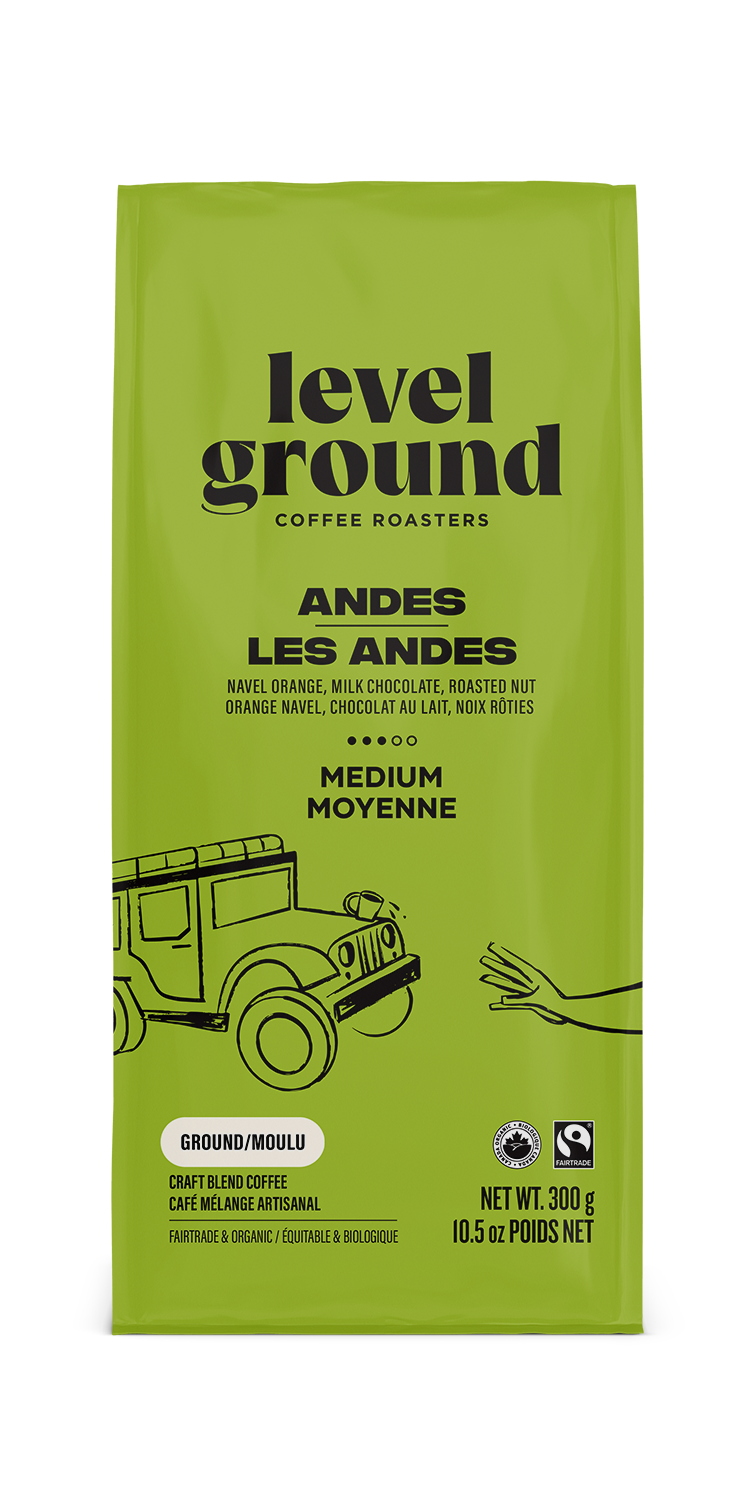 Level Ground Coffee - Andes Mountains Ground (300g) - Lifestyle Markets