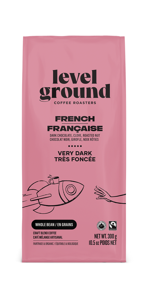 Level Ground Coffee - French Roast Bean (300g)