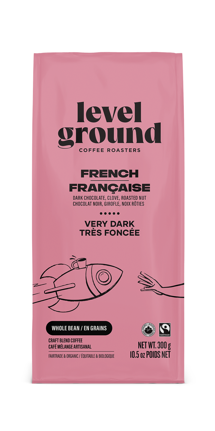 Level Ground Coffee - French Roast Bean (300g) - Lifestyle Markets