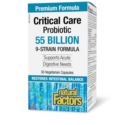 Natural Factors Critical Care Probiotic 55 Billion (VCaps)